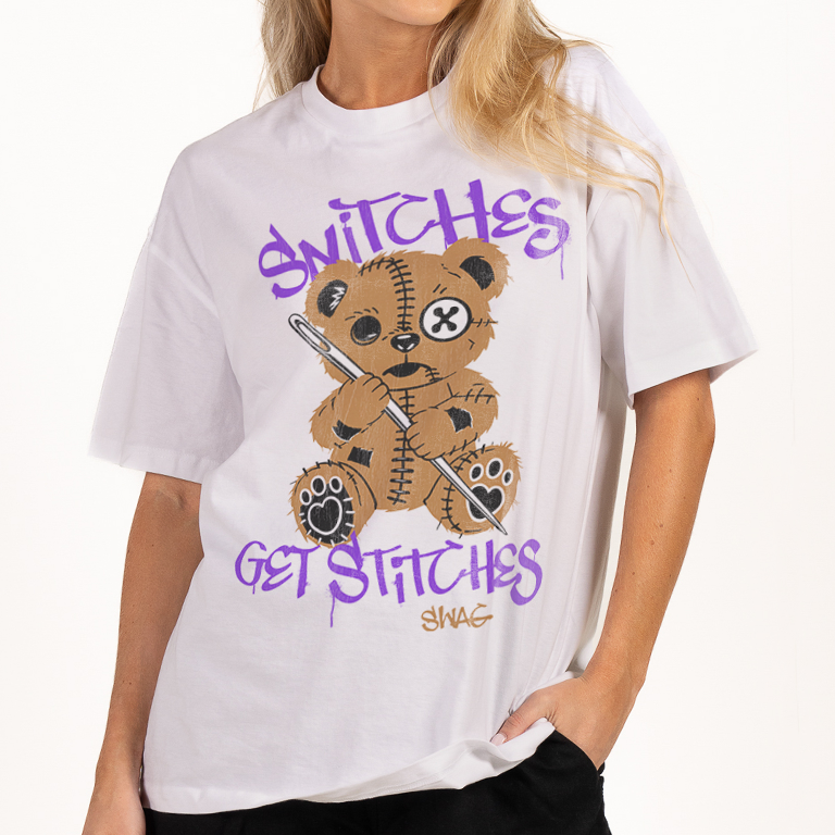 Snitches Bear Oversized Unisex T-Shirt