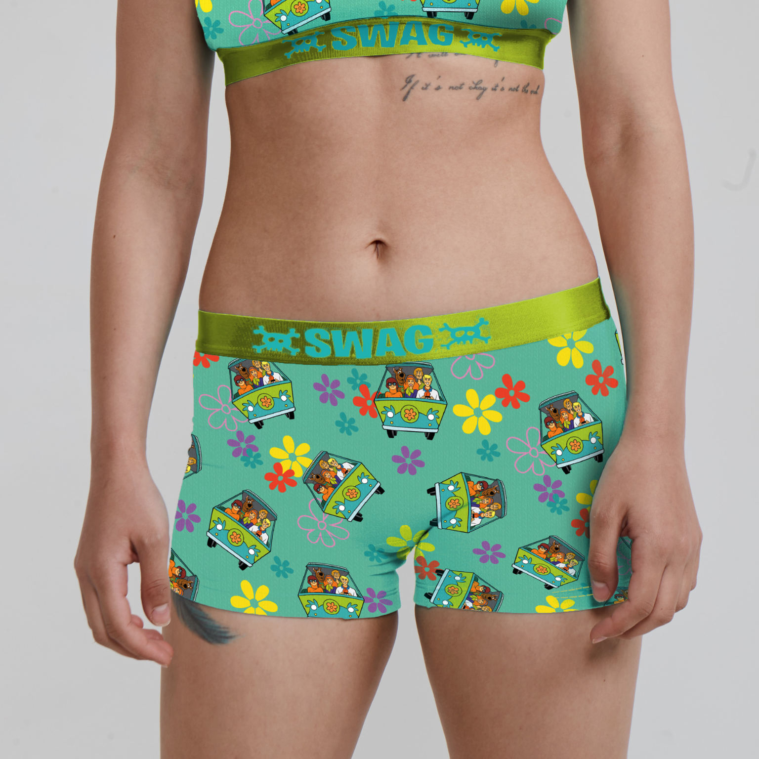 SWAG WOMEN'S SCOOBY DOO BOY SHORT - MYSTERY MACHINE