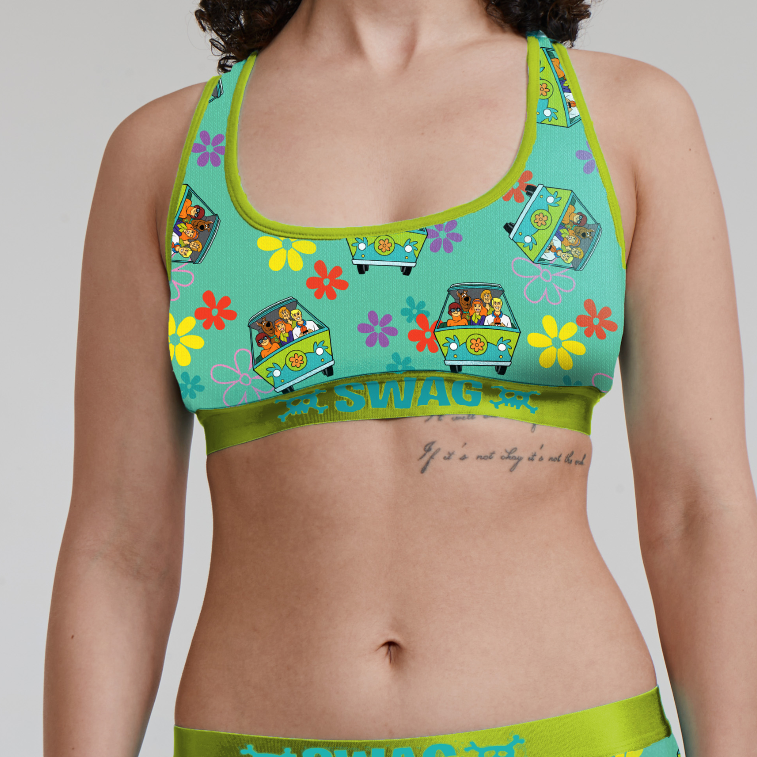 SWAG WOMEN'S SCOOBY DOO CROP TOP - MYSTERY MACHINE