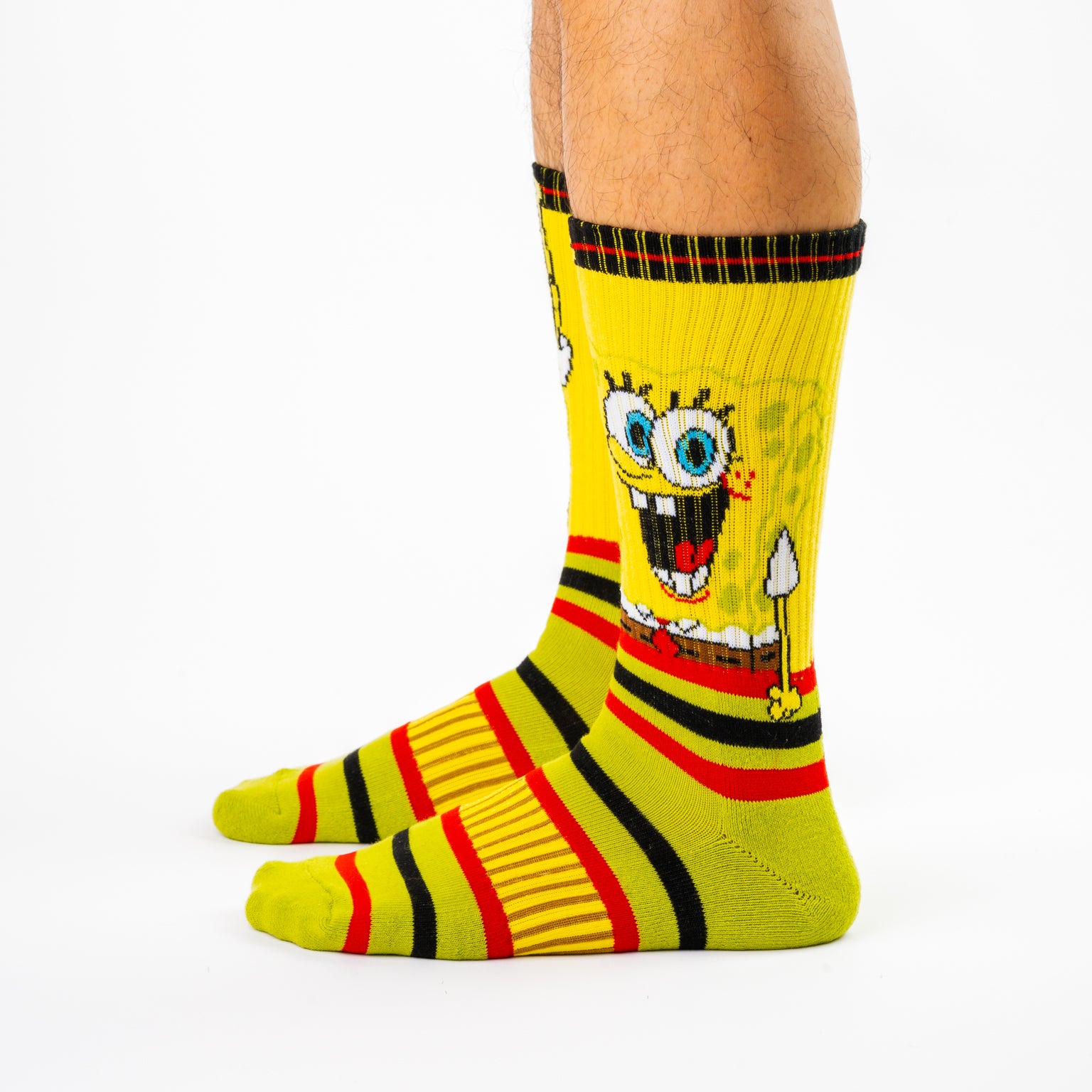 SWAG SPONGEBOB SPORTS SOCKS - HAPPY FACE