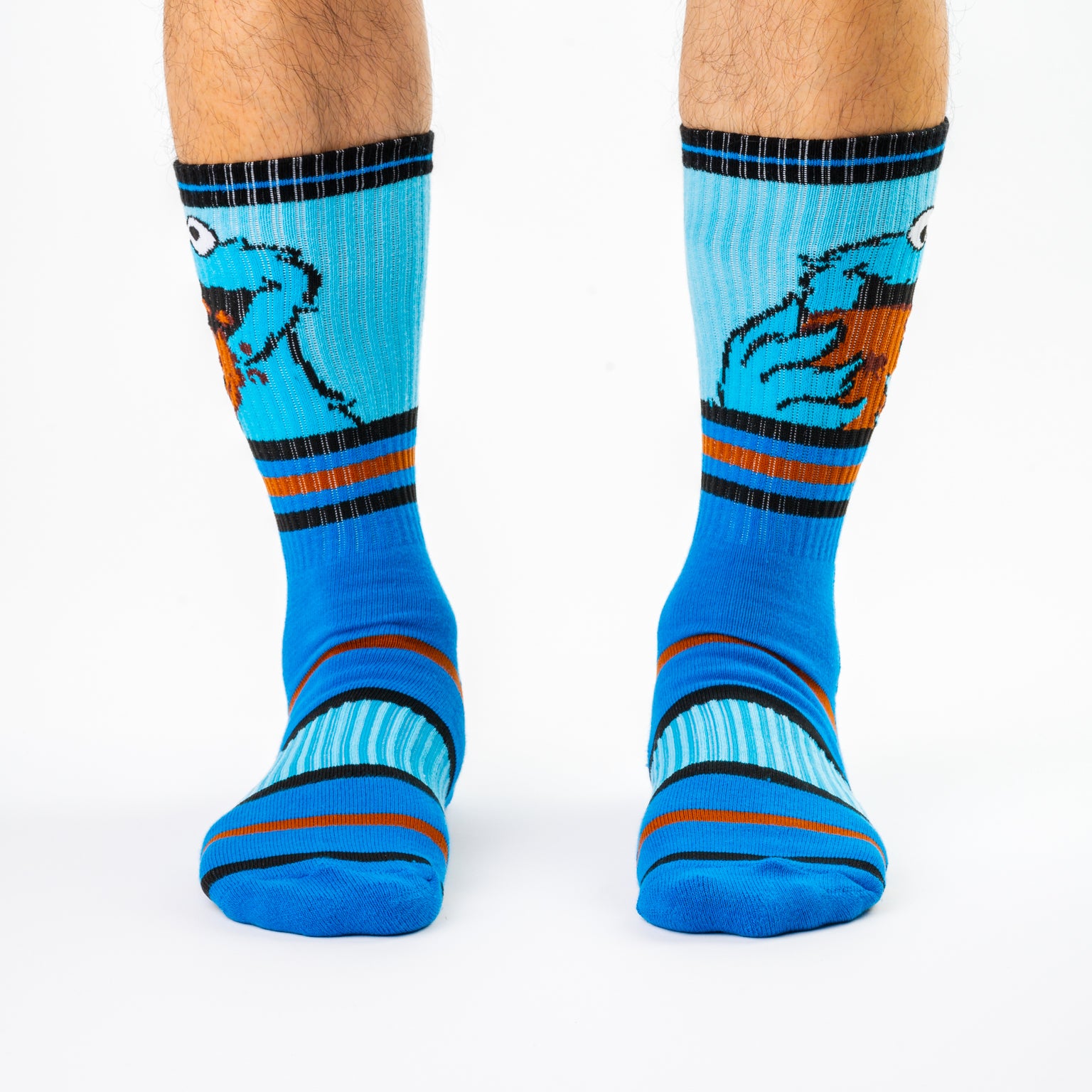 SWAG SESAME STREET SPORTS SOCKS - COOKIE MONSTER