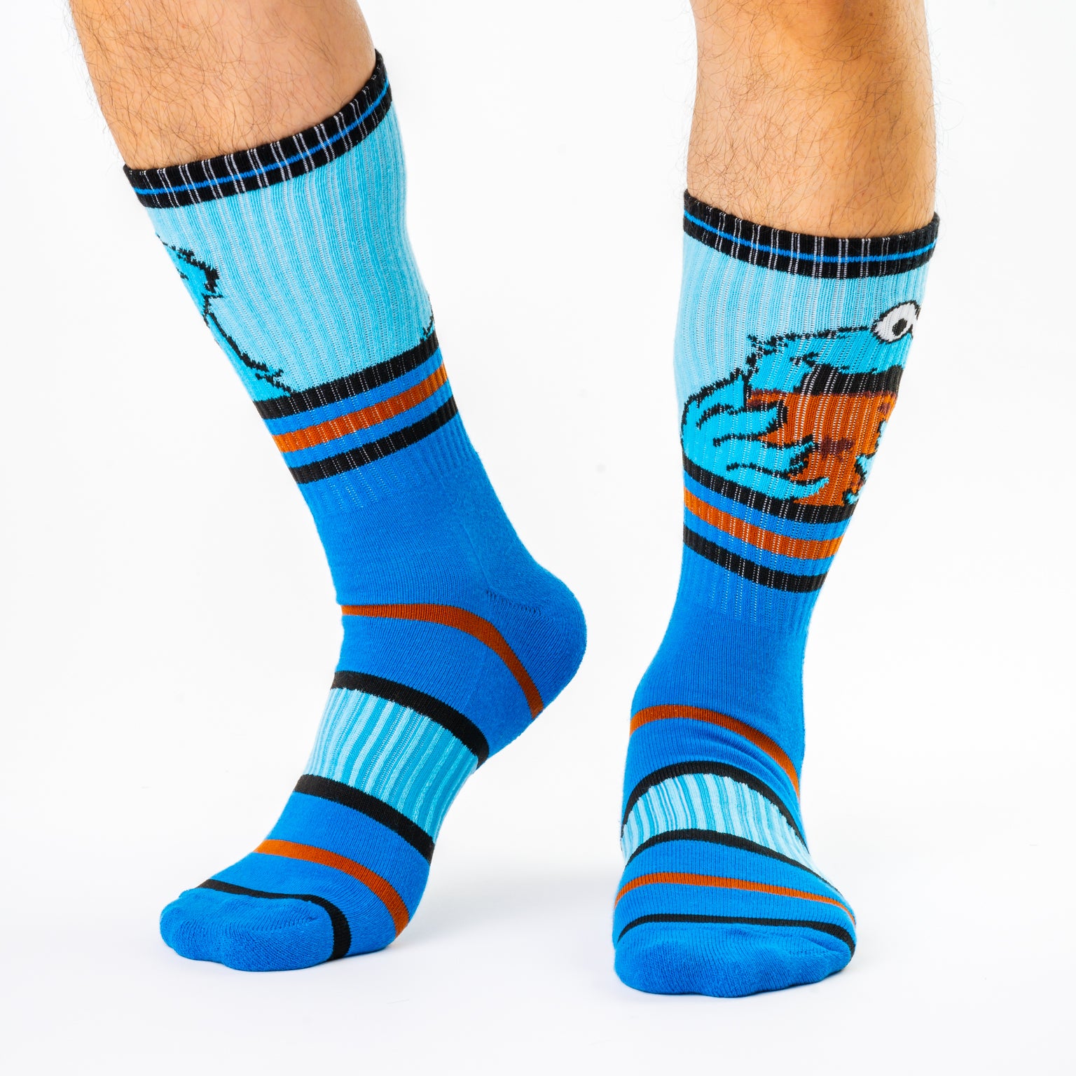 SWAG SESAME STREET SPORTS SOCKS - COOKIE MONSTER