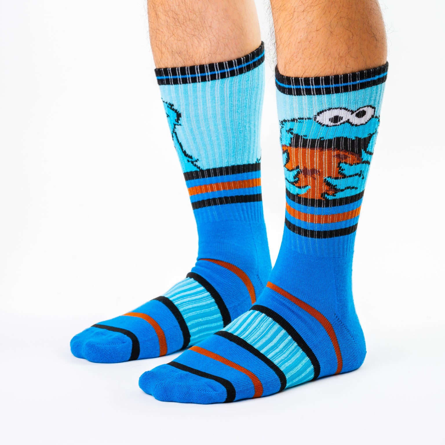 SWAG SESAME STREET SPORTS SOCKS - COOKIE MONSTER