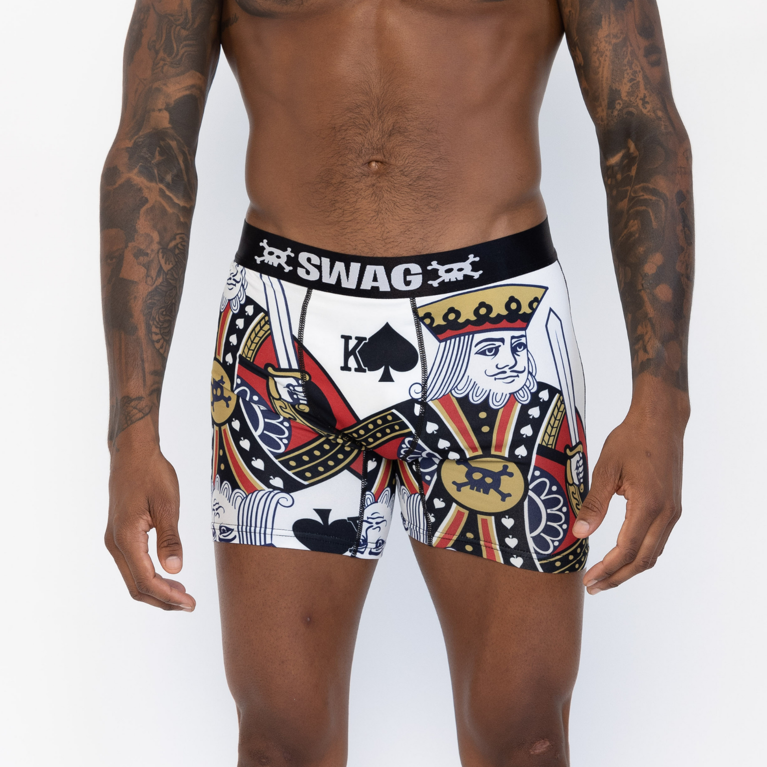SWAG PLAYER BOXERS - KING OF SPADES