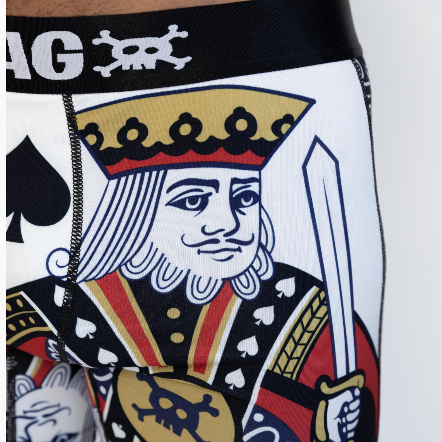 SWAG PLAYER BOXERS - KING OF SPADES