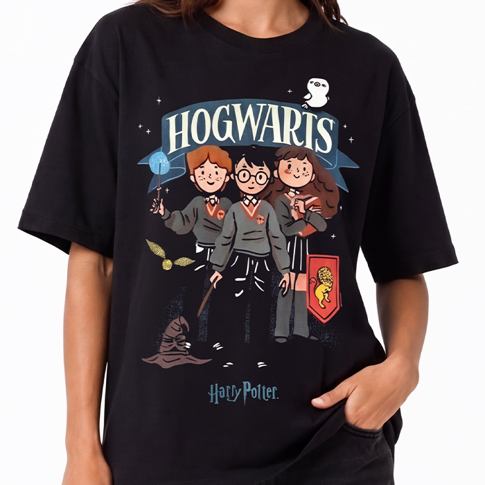 Hogwarts Trio Oversize T-Shirt