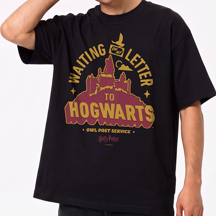 Hogwarts Letter Oversize  T-Shirt