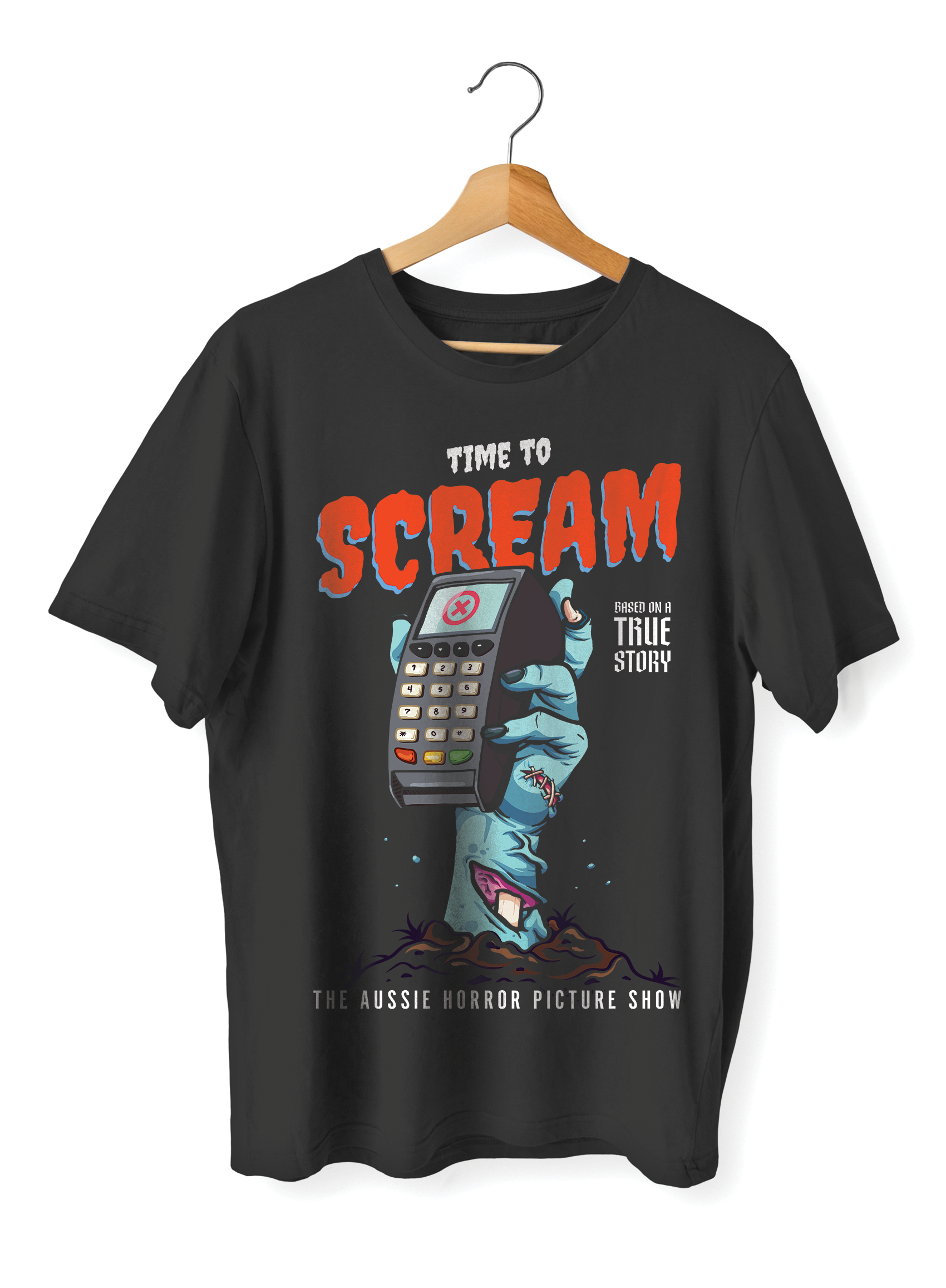 SWAG COST OF LIVING HORROR SHOW T-SHIRT - CREDIT