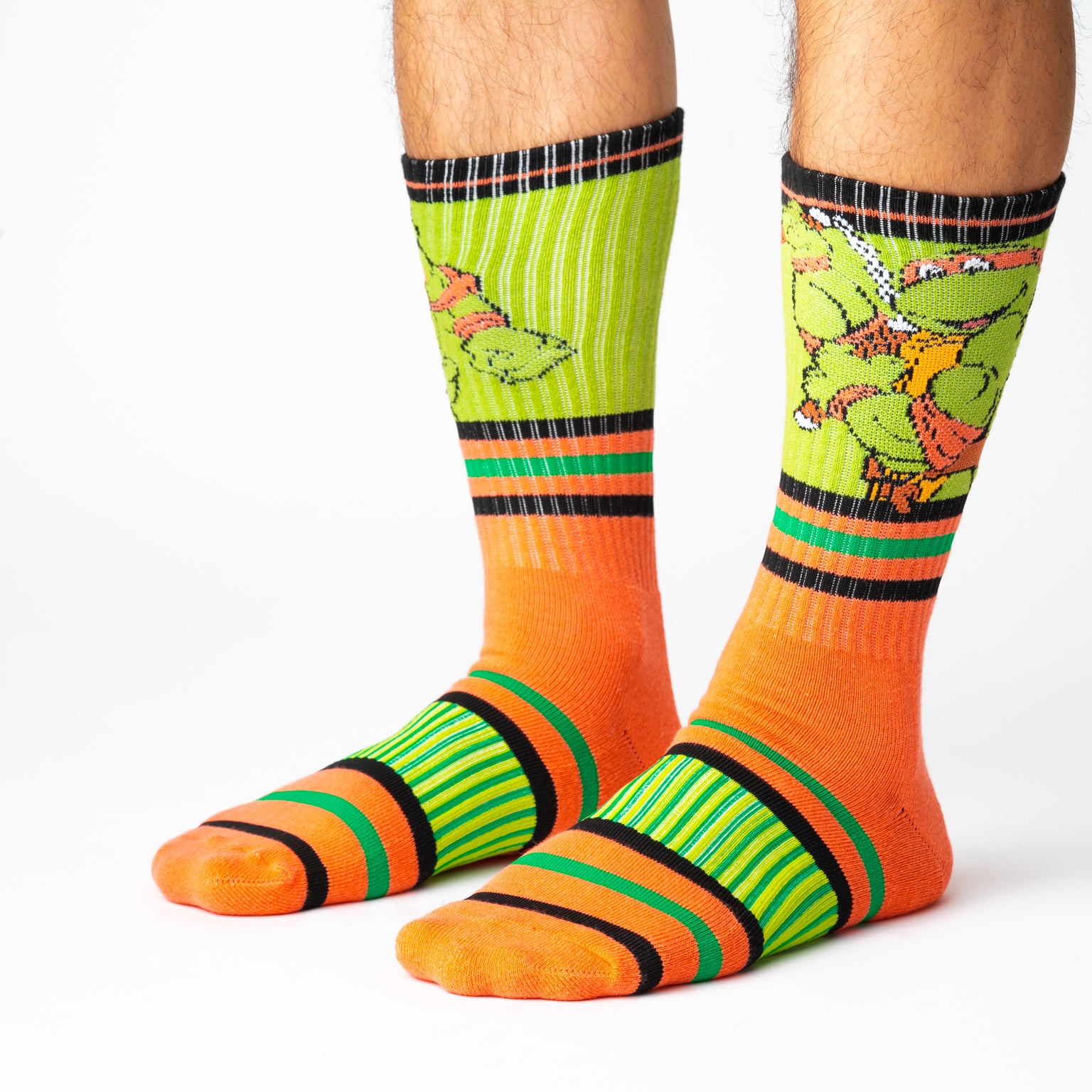 SWAG TMNT PREMIUM SPORTS SOCKS - MICHELANGELO