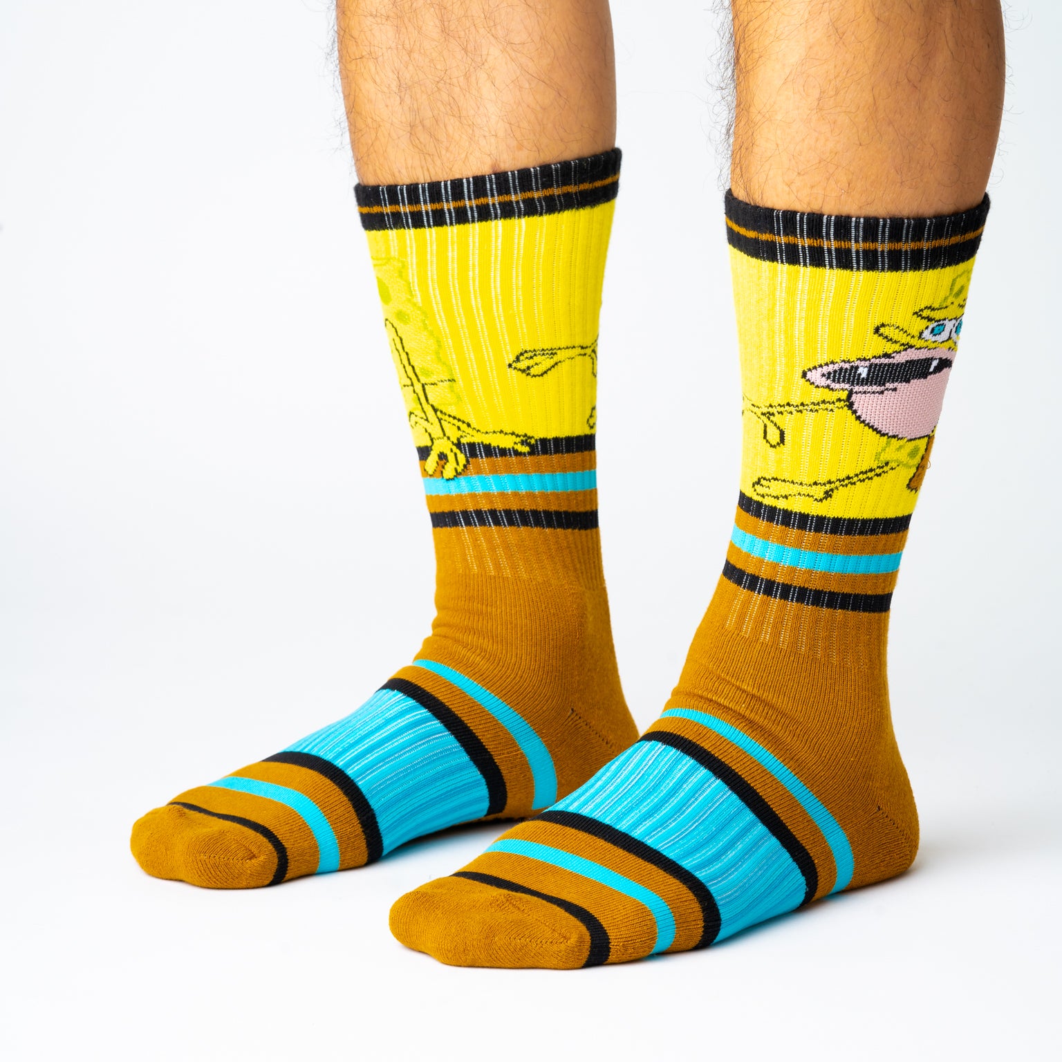 SWAG SPONGEBOB PREMIUM SPORTS SOCKS - CAVEMAN