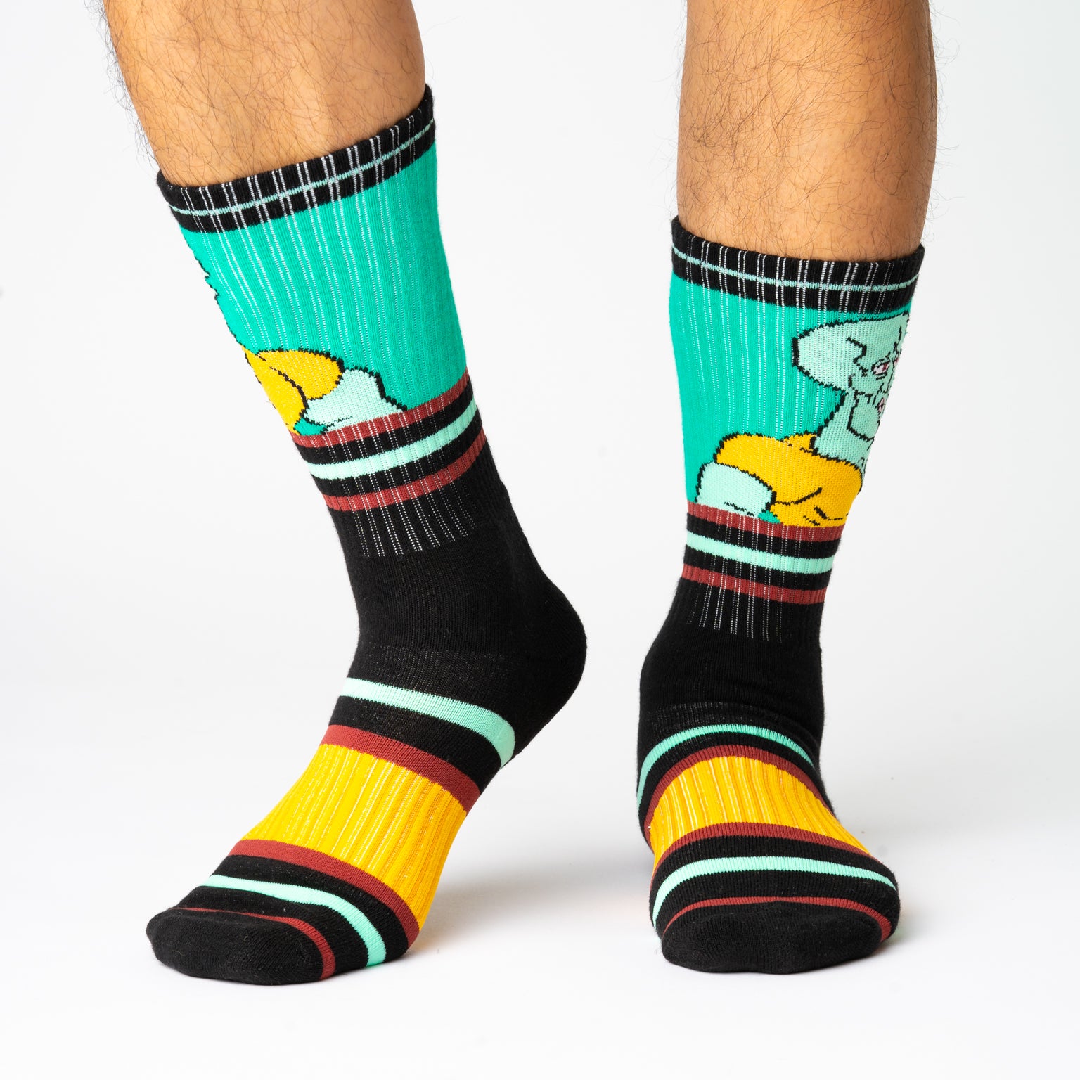 SWAG SPONGEBOB PREMIUM SPORTS SOCKS - HANDSOME SQUIDWARD