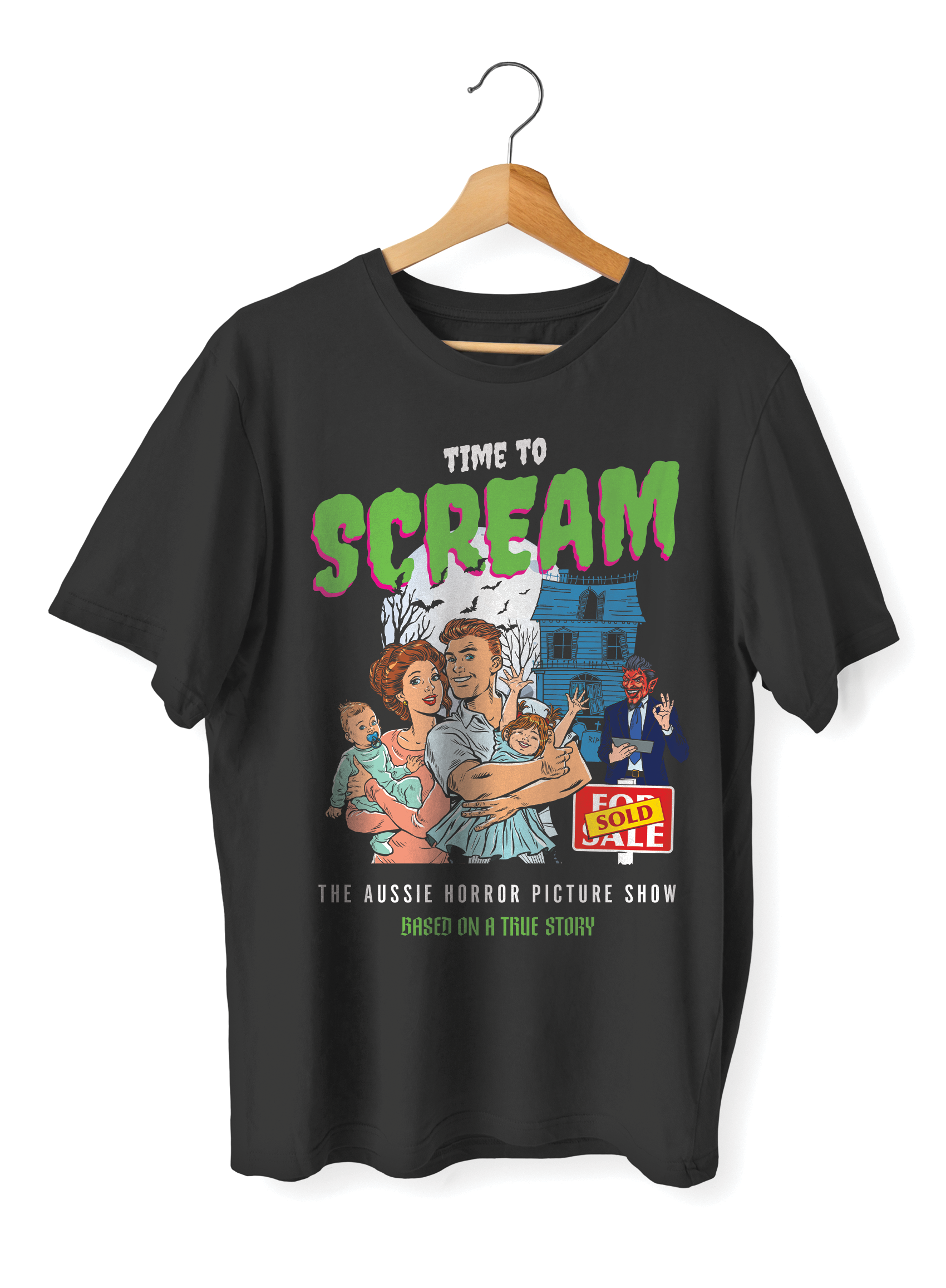 SWAG COST OF LIVING HORROR SHOW T-SHIRT - BUYING