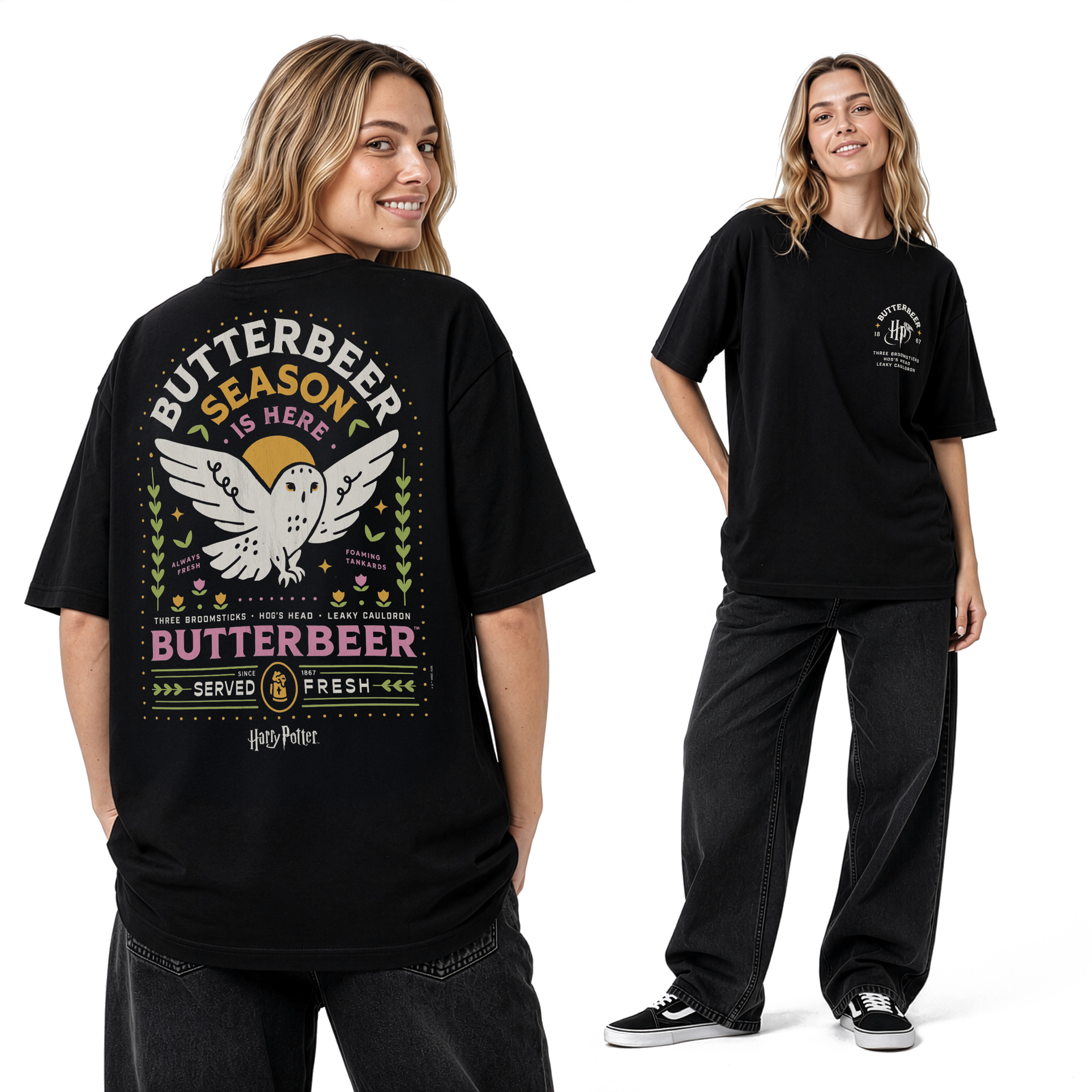 Butterbeer Season Oversize  T-Shirt
