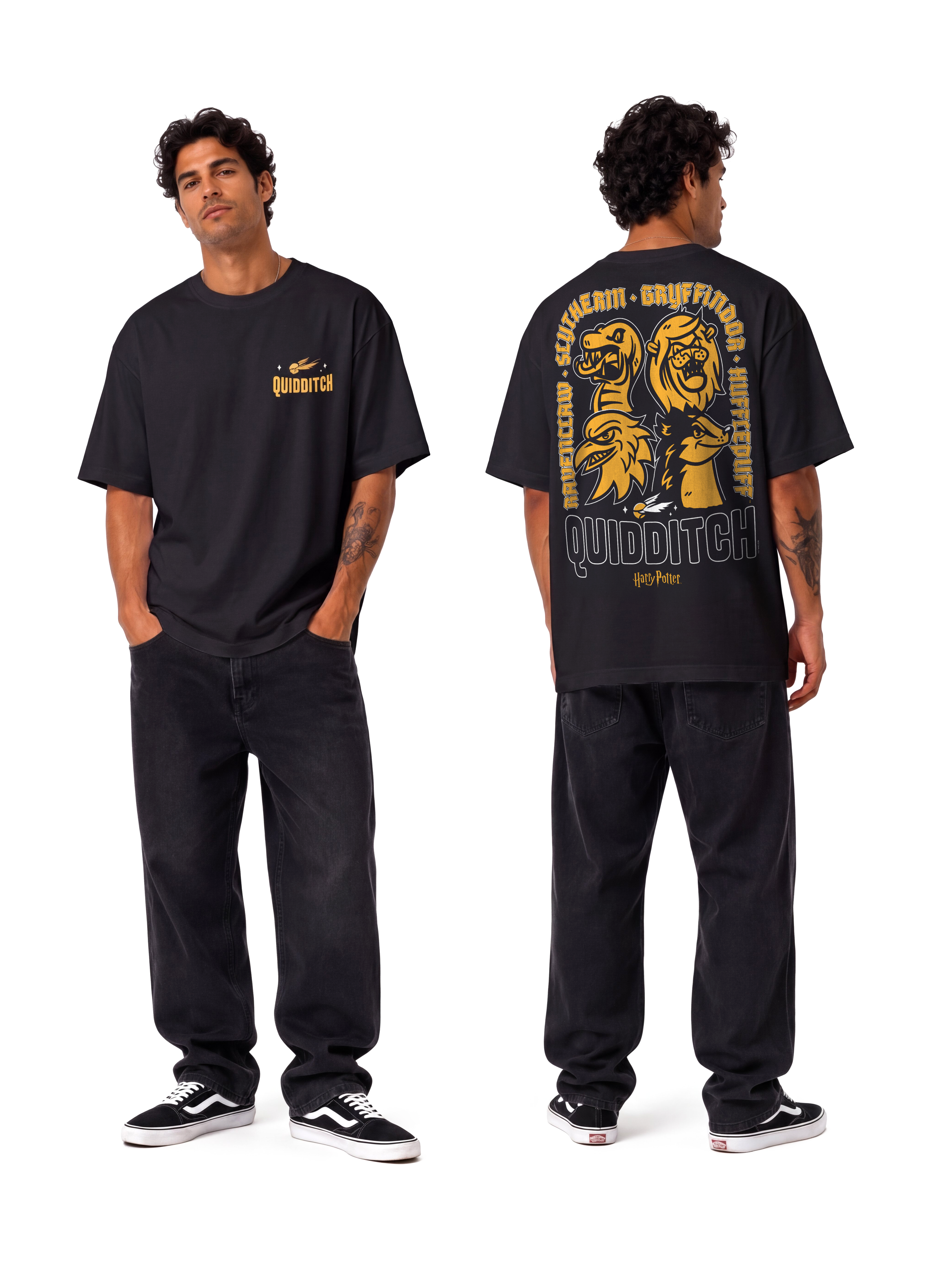 Quidditch Houses Oversize  T-Shirt