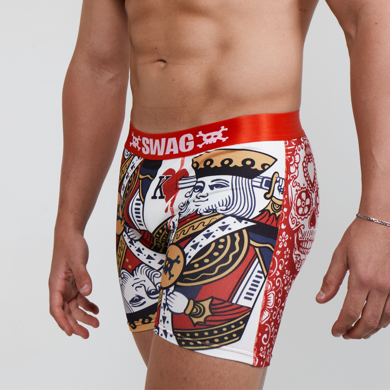 SWAG PLAYER BOXERS - KING OF HEARTS