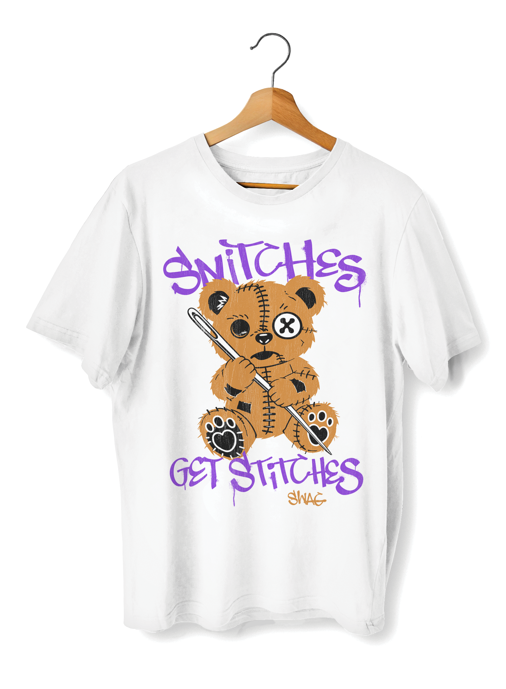 Snitches Bear Oversized Unisex T-Shirt