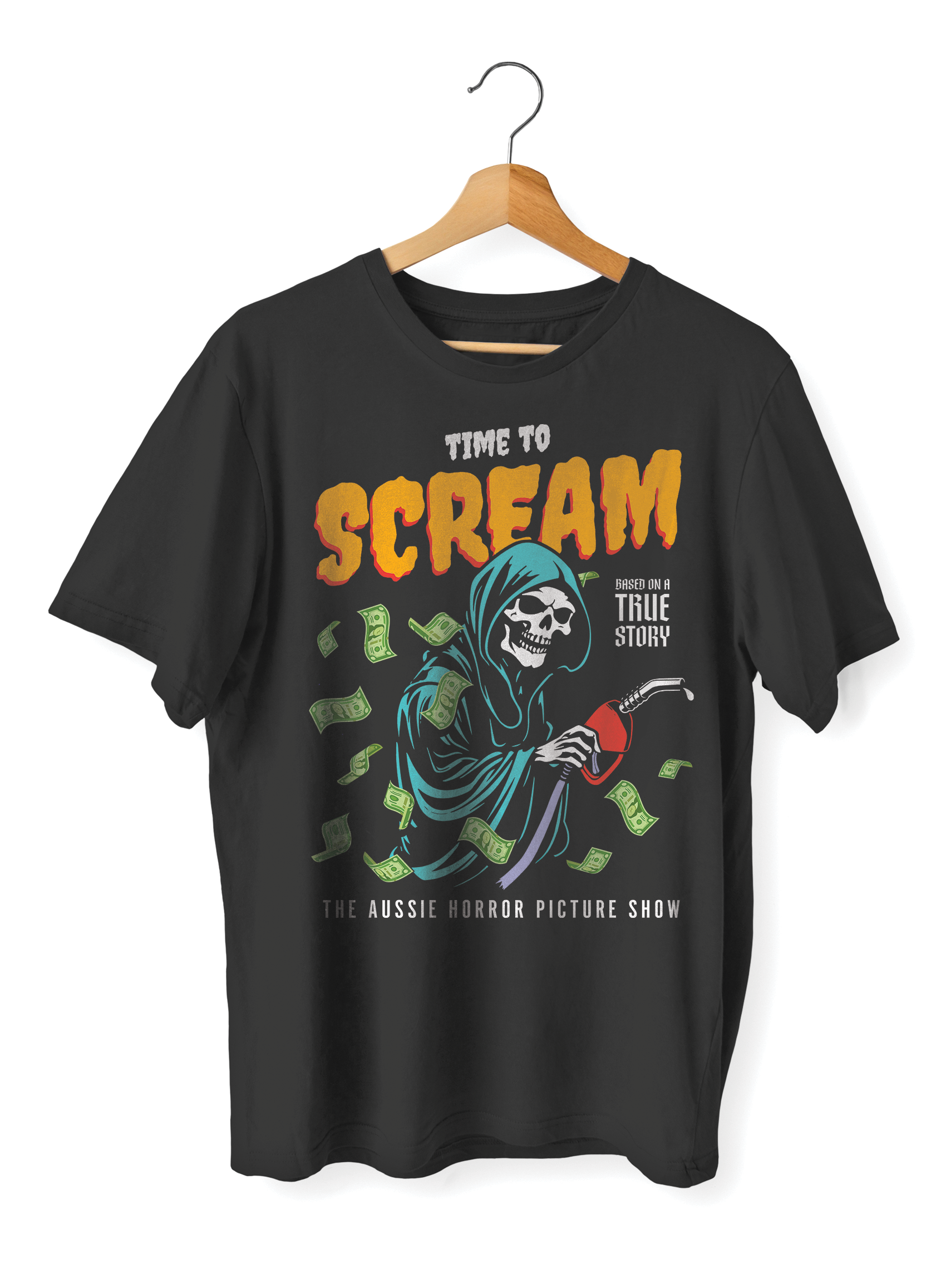 SWAG COST OF LIVING HORROR SHOW T-SHIRT - PETROL COSTS