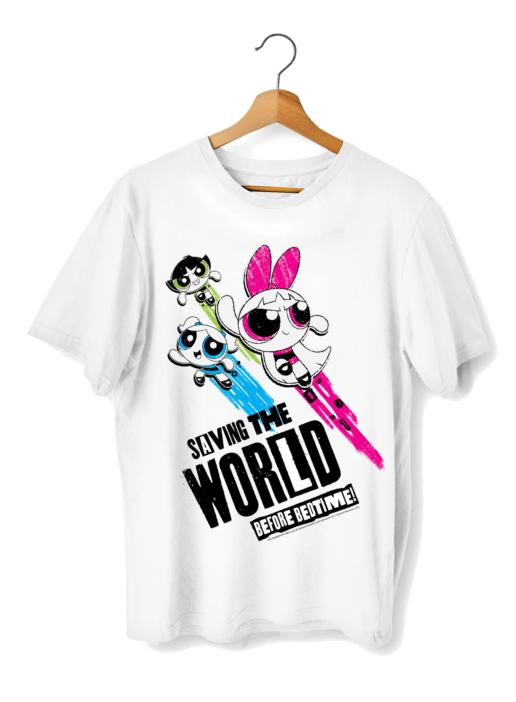SWAG UNISEX OVERSIZE T-SHIRT - POWERPUFF GIRLS SAVING THE WORLD