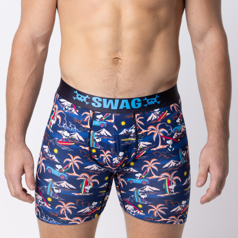 SWAG MENS SNOOPY SURFS UP BOXERS