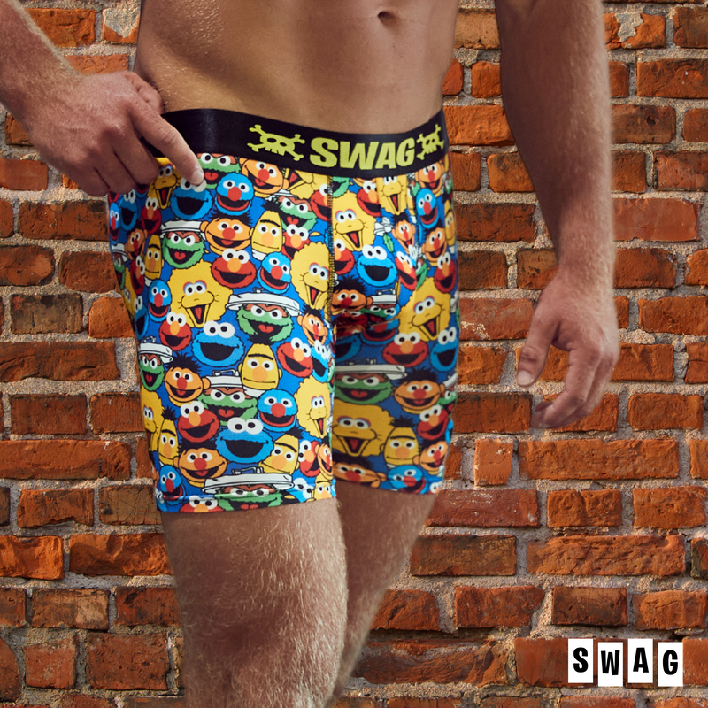 SWAG SESAME STREET BOXERS - ALL CHARACTERS