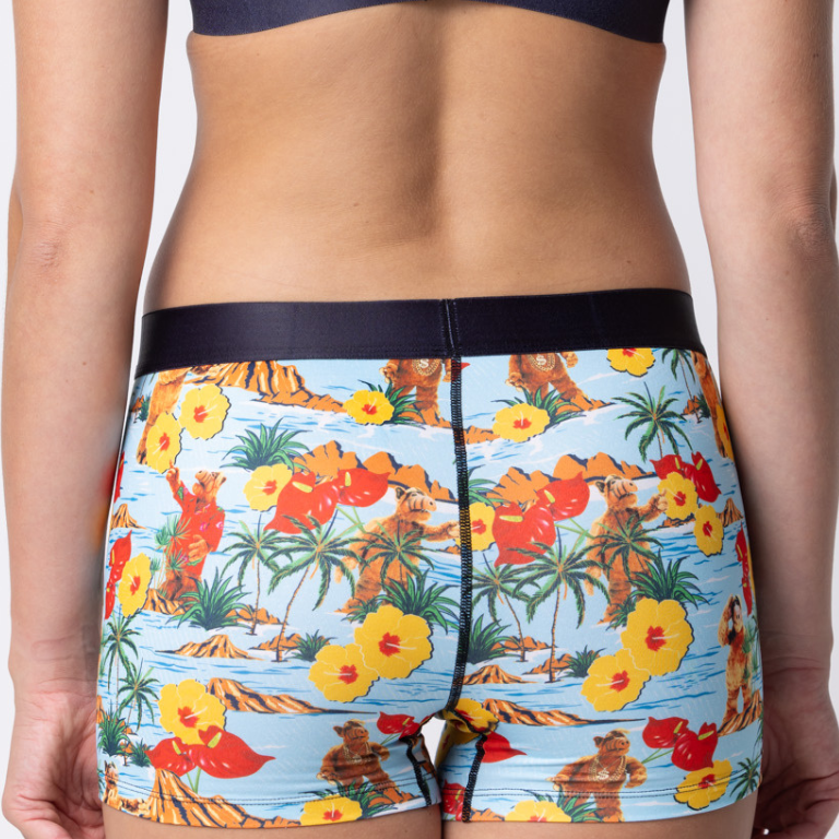 SWAG WOMEN'S ALF HAWAIIAN VIBES BOY SHORT