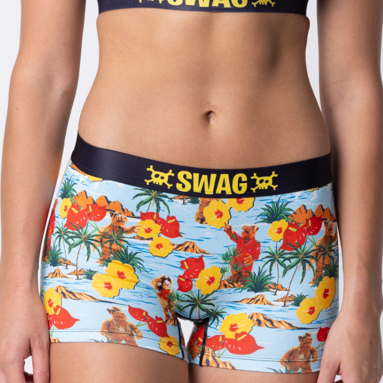 SWAG WOMEN'S ALF HAWAIIAN VIBES BOY SHORT