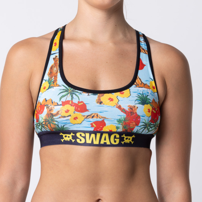 SWAG WOMEN'S ALF HAWAIIAN VIBES CROP TOP