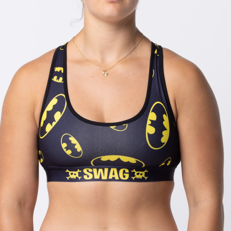 SWAG WOMEN'S BATMAN SHIELD CROP TOP