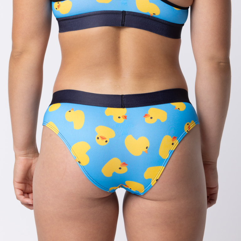 SWAG WOMEN'S JUST DUCKY BIKINI BRIEF - BLUE