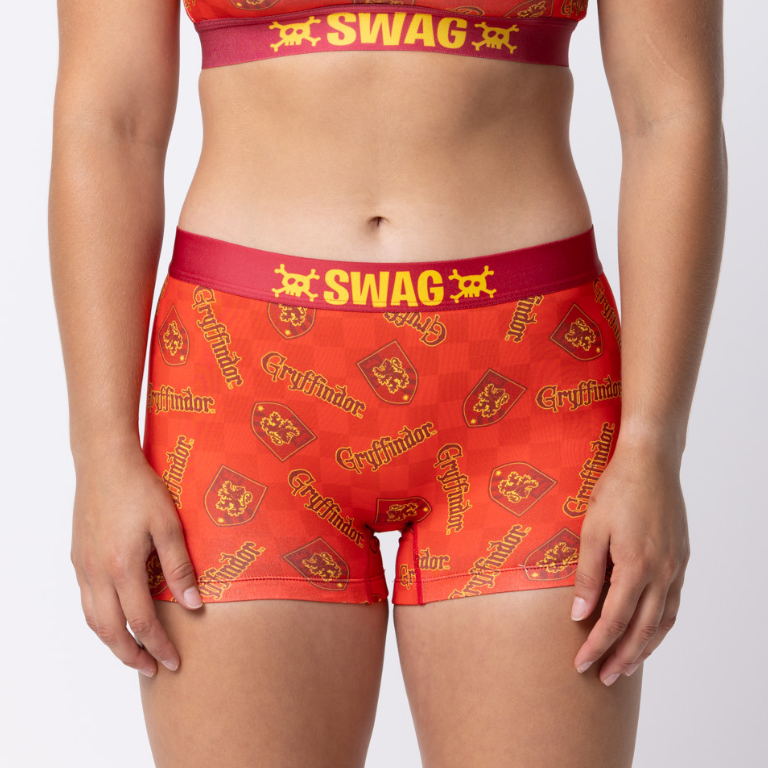 SWAG WOMEN'S HARRY POTTER HOUSE GRYFFINDOR BOY SHORTS