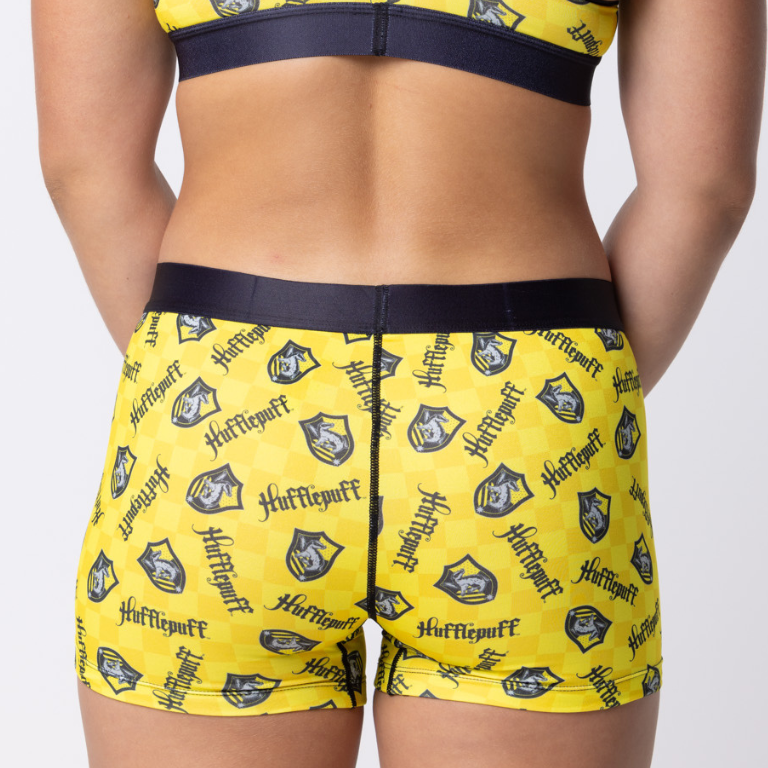 SWAG WOMEN'S HARRY POTTER HOUSE HUFFLEPUFF BOY SHORTS