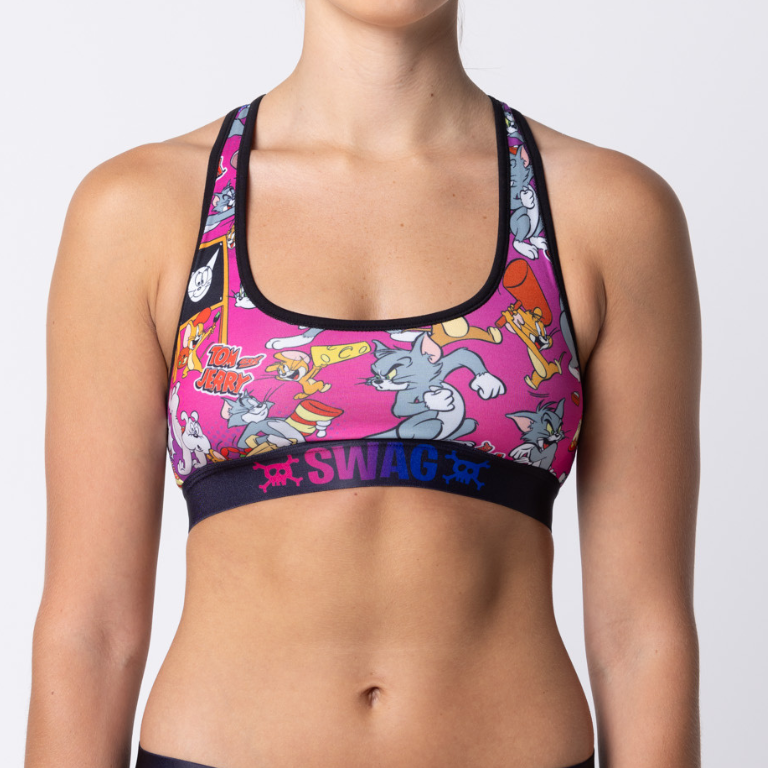 SWAG WOMEN'S TOM & JERRY CROP TOP