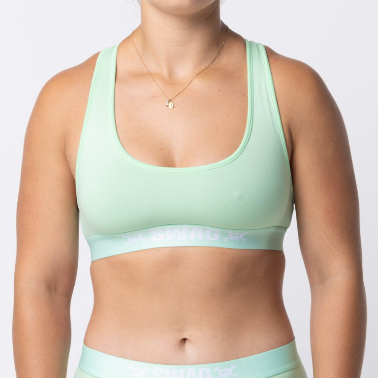 SWAG WOMEN'S UNBASIC CROP TOP - ATOMIC GREEN