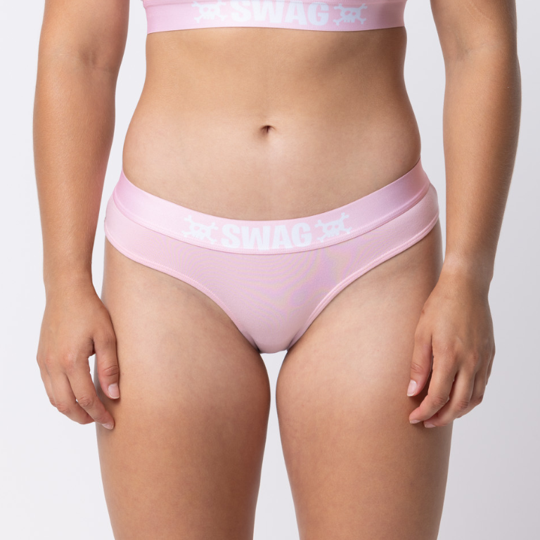 SWAG WOMEN'S UNBASIC BIKINI BRIEF - ATOMIC PINK