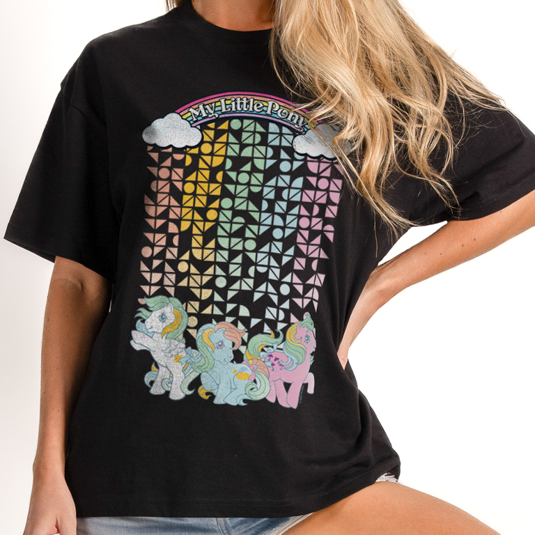 Rainbow Colours Oversized T-Shirt