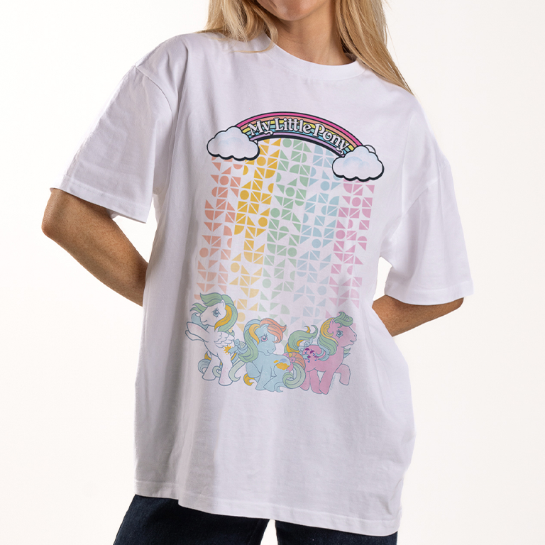 Rainbow Colours Oversized T-Shirt