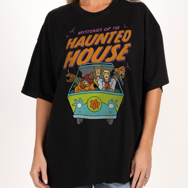Haunted House Oversized T-shirt