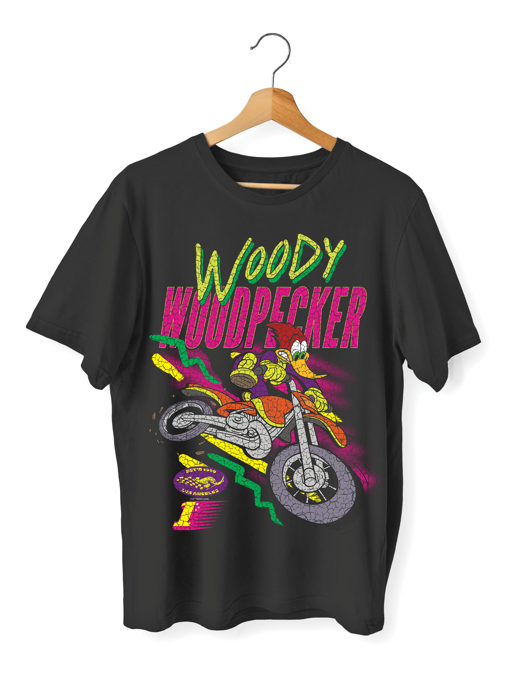 SWAG UNISEX OVERSIZE T-SHIRT - WOODY WOODPECKER BIKE