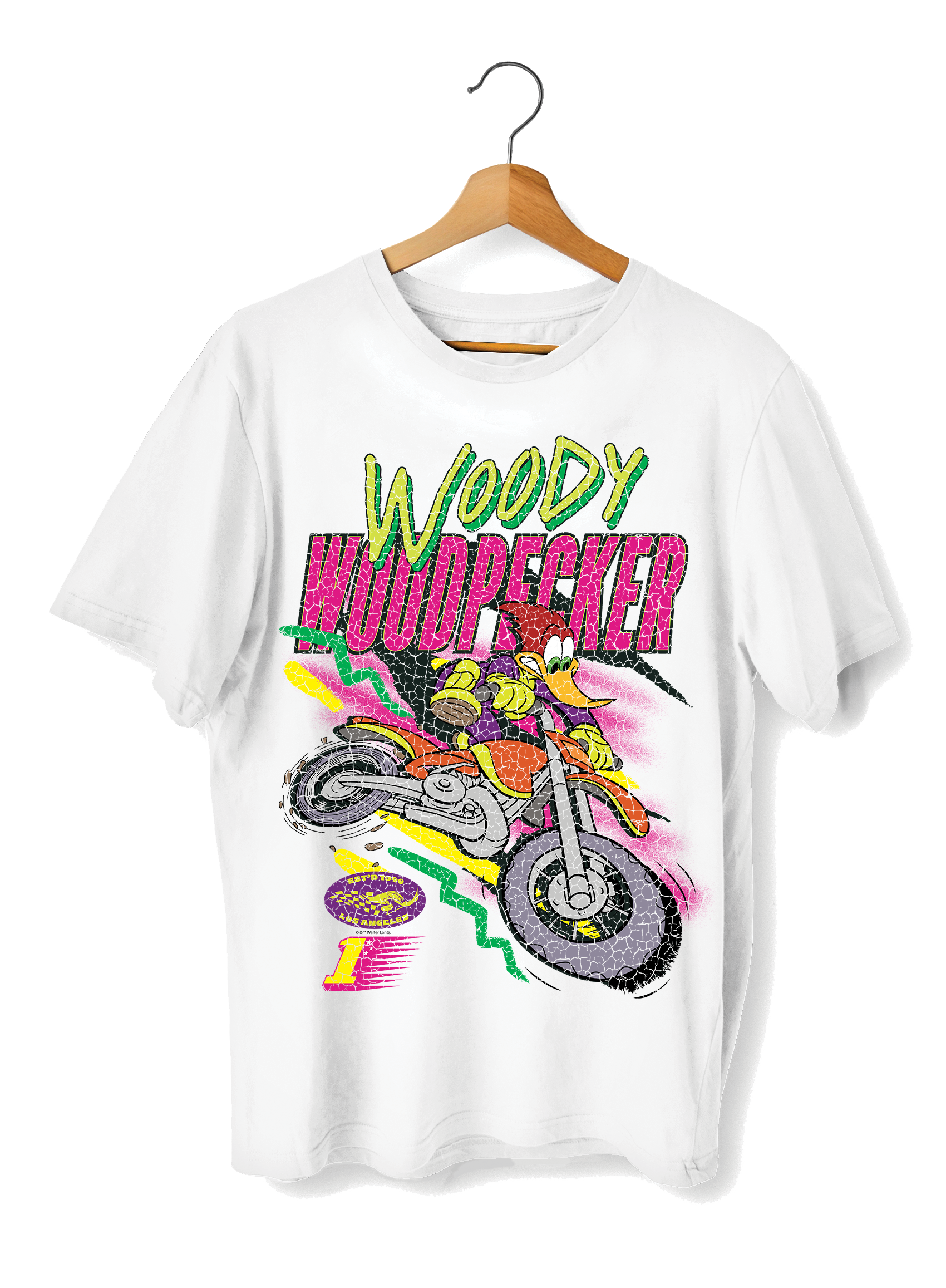 SWAG UNISEX OVERSIZE T-SHIRT - WOODY WOODPECKER BIKE