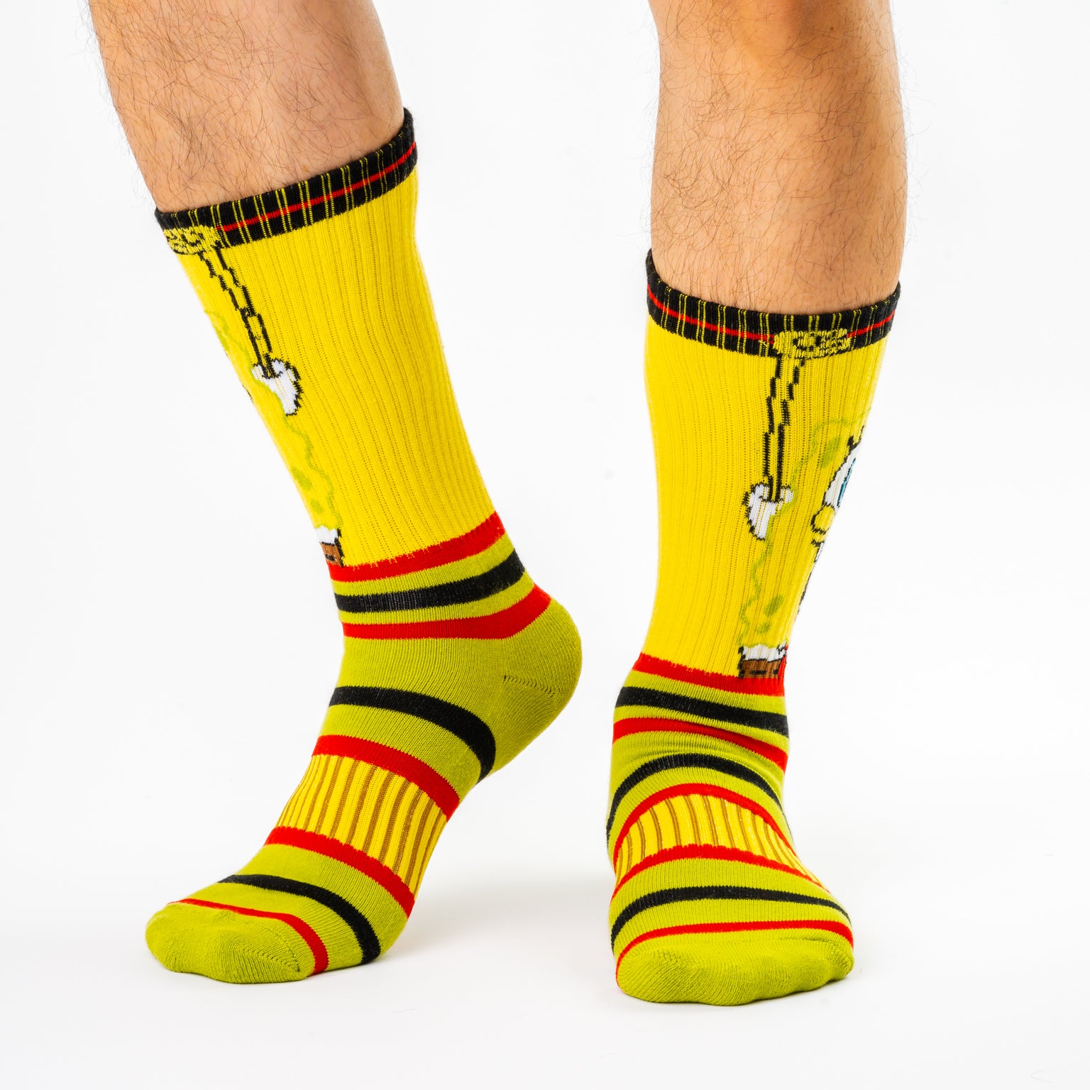 SWAG SPONGEBOB SPORTS SOCKS - HAPPY FACE