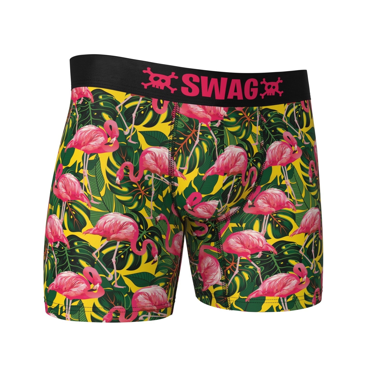 Neon Pink Flamingo Boxers